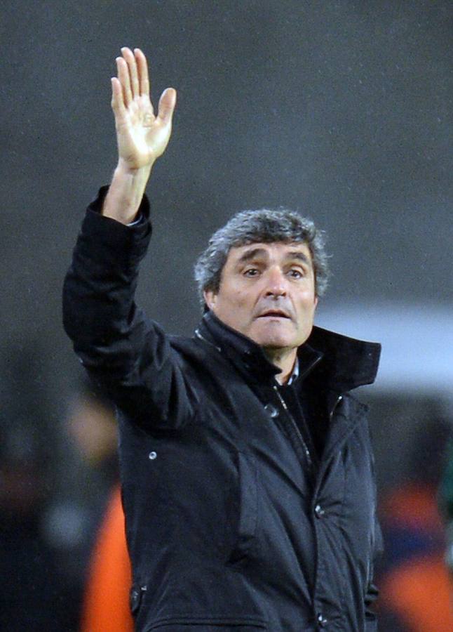 Juande Ramos, en un partido del Dnipro.