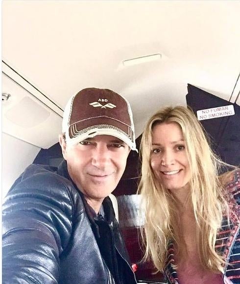 Antonio Banderas y Nicole Kimple 