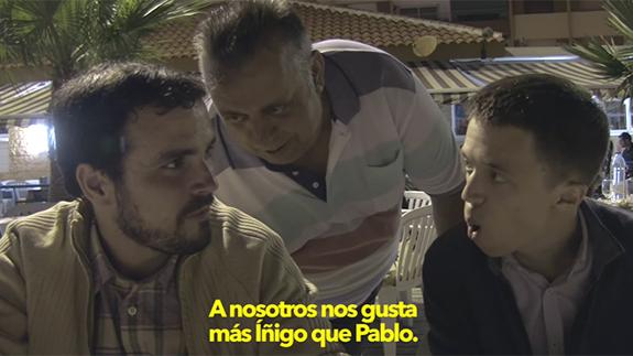 Alberto Garzón se lleva de espetos a Íñigo Errejón en Rincón de la Victoria