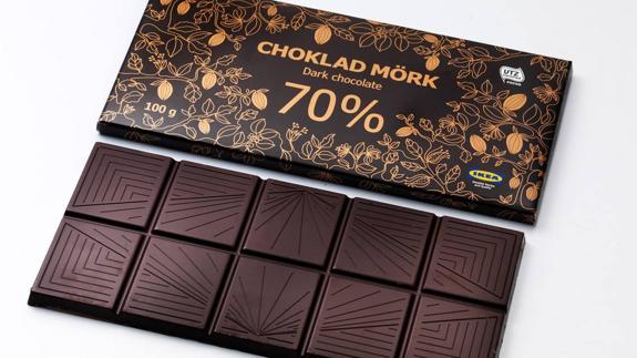 Chocolate negro Choklad Mörk 60% y Choklad Mörk 70%