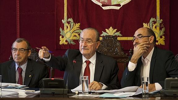 Francisco de la Torre en un pleno. 