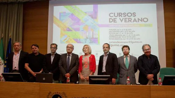 Méndez, Atencia, Mellado, Pendás, Beamonte, Castillo, Hinojosa y Valencia, en el curso.