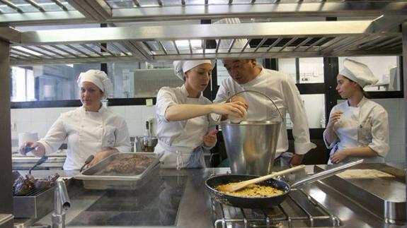 Las cocinas de La Cónsula. 