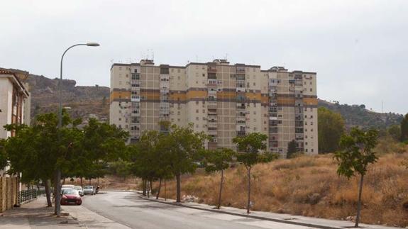 Descampado donde ayer se encontró el cuerpo.