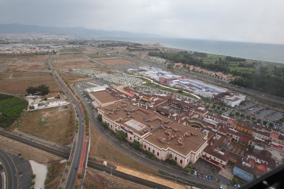 La ampliación comercial de Plaza Mayor se desarrollará hacia el este. :: salvador salas