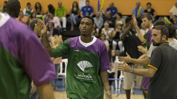 Jamar Smith, en una rueda de presentación de la edición del año pasado del Costa del Sol. 