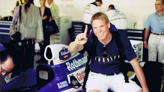 Un día en las carreras. En el verano del 2000 Thomas organizó una fiesta privada para pilotos de la talla de Michael Schumacher o Jacques Villenueve.