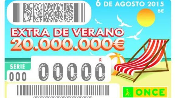 La ONCE reparte 20 millones de euros con su Sorteo Extra de Verano
