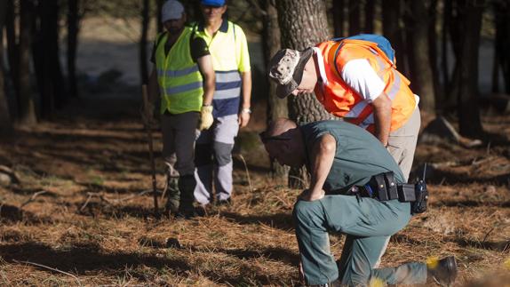 Los voluntarios intentan dar con alguna pista sobre Diana Quer. 