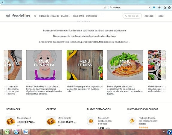 ¡Marchando  una cena online!