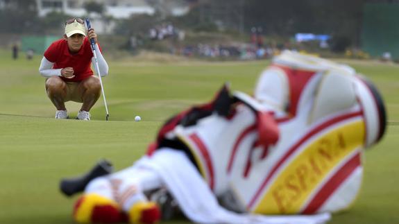 Azahara Muñoz, durante su participación en los Juegos Olímpicos de Río de Janeiro.