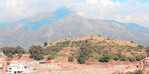 Vista del Cerro del Colorao, una de las zonas afectadas por el conflicto de las lindes.