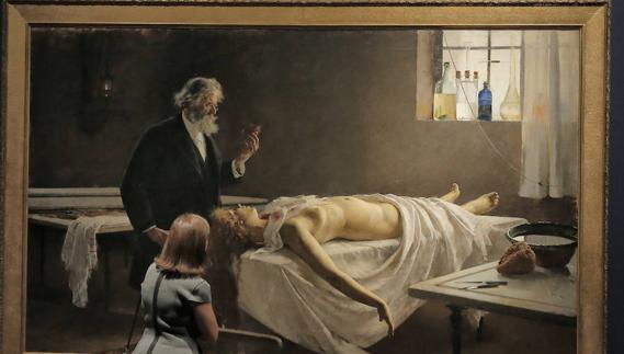 Una de las obras más emblemáticas es ‘Anatomía del corazón’ de Enrique Simonet