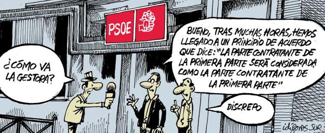 ¿Cómo va la gestora del PSOE?
