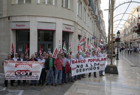 La protesta de ayer. :: sur
