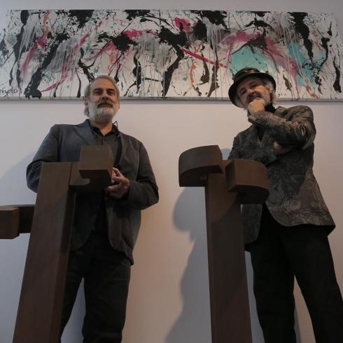 El escultor expone por primera vez en Málaga invitado por el Museo Jorge Rando