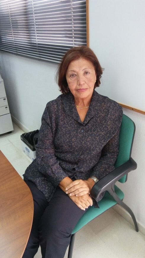 Rosa María Quesada Segura, en la Facultad de Derecho. :: L. PALOMO
