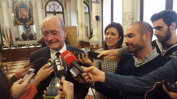 El alcalde de Málaga asegura que definitivamente no se presentará a las elecciones de 2019