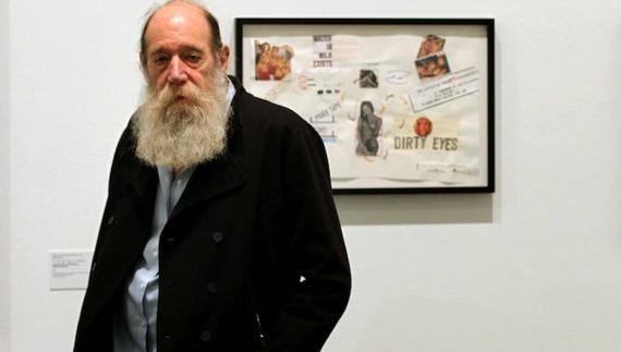 Lawrence Weiner, en 2013 en Barcelona.