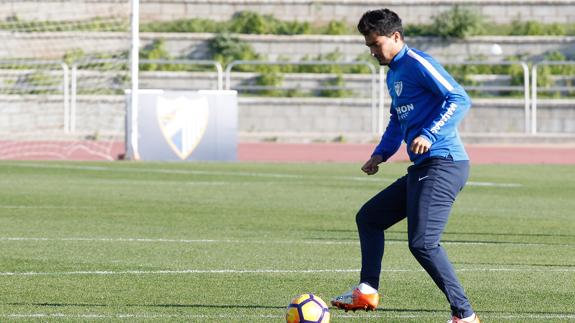 Chory Castro, durante un entrenamiento.