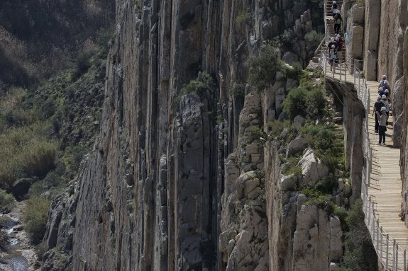 El Caminito del Rey lleva abierto desde hace casi dos años.