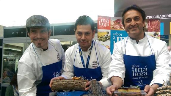 Sergio Garrido, Diego Gallegos y José Carlos García 