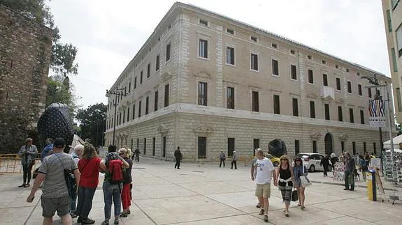 El Museo de Málaga, cerrado por las lluvias