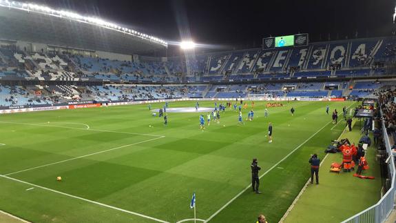 Agónica victoria del Málaga