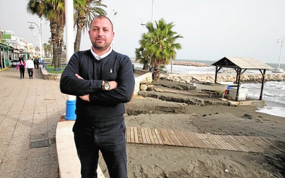 La Malagueta y La Caleta, arrasadas por el temporal