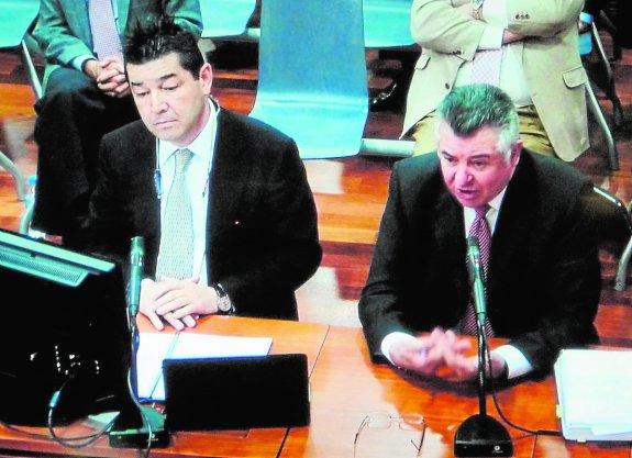 Andrés Liétor y Roca, durante el juicio de 'Malaya'. 