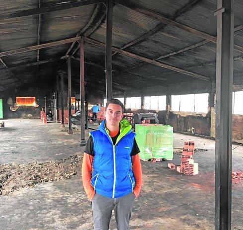 Francisco Corbacho, en las instalaciones.