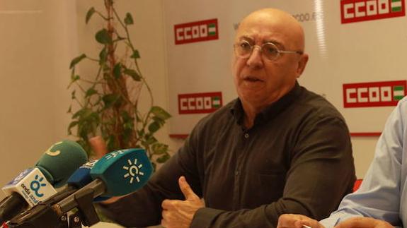 CCOO se despide hoy de Antonio Herrera tras doce años como secretario provincial