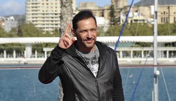 El actor Jorge Martínez, de Últimos días en La Habana’, en Málaga. 