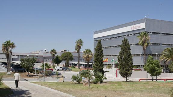 La planta de Fujitsu Ten en Málaga (archivo).