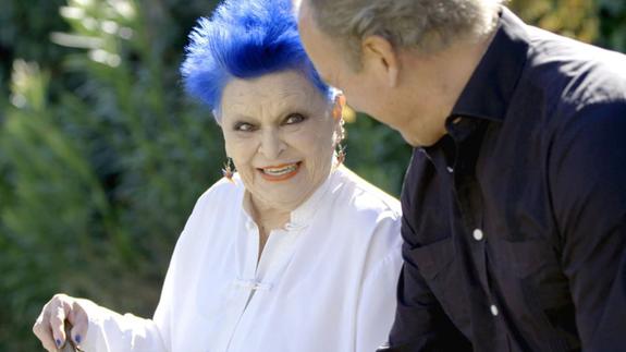 Lucía Bosé junto a Bertín Osborne.