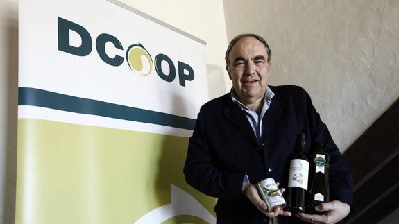 Antonio Luque, presidente de Dcoop, en la sede antequerana del grupo agroalimentario