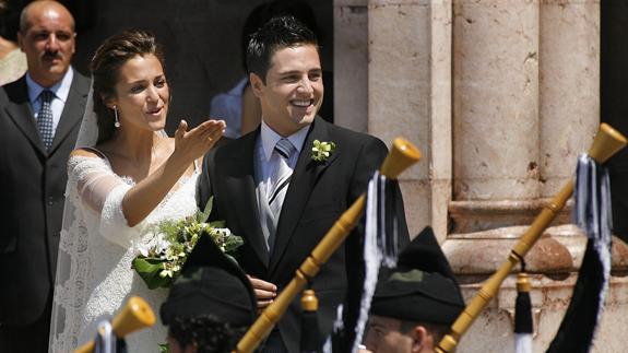 En julio de 2006 la pareja se casaba por todo lo alto en Covadonga, un año después de conocerse.