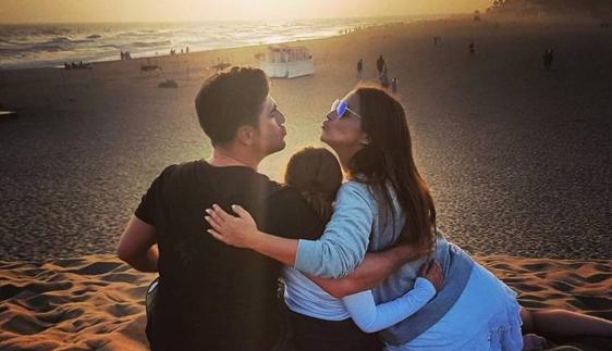 La última imagen que compartieron juntos. 