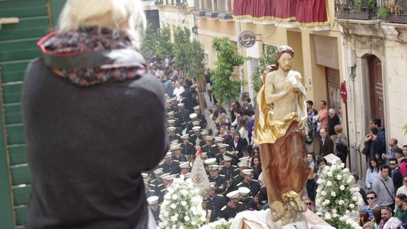 El Resucitado, en la procesión del año pasado.