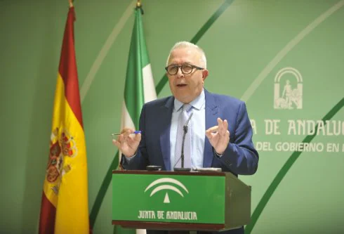 José Sánchez Maldonado, consejero de Empleo. :: efe