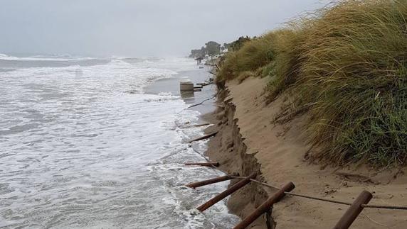 La zona Este del litoral no ha escapado a los daños del último tempora
