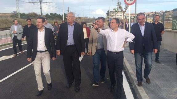 El presidente de la Diputación de Málaga, Elías Bendodo, ha visitado esta tarde la actuación 