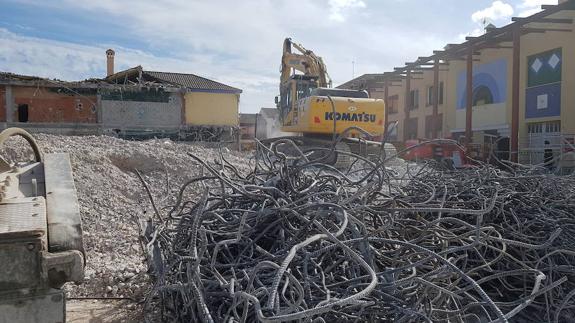 Obras en Plaza Mayor.