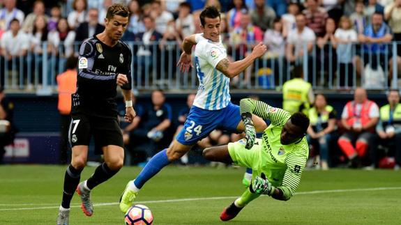 El Málaga pierde ante al Real Madrid, que se proclama campeón de Liga