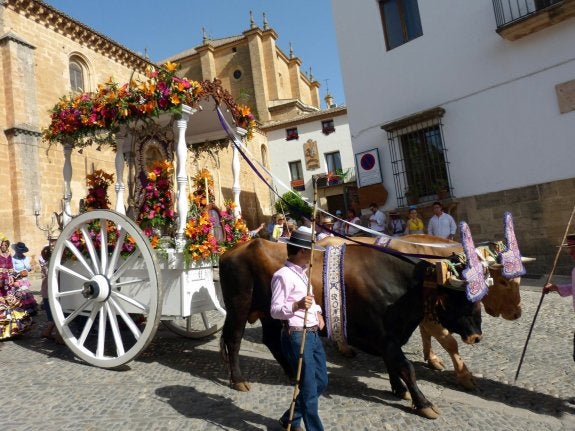 La Hermandad del Rocío de Ronda cuenta las horas para el inicio del Camino 2017