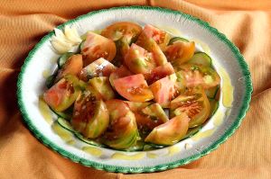 Picadillo de tomate con ajo