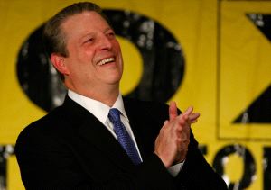 BUEN AÑO. Al Gore también ha recibido el Príncipe de Asturias y el Oscar. / JUSTIN SULLIVAN. AFP