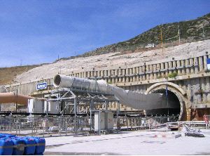 PASO. Imagen del túnel donde ocurrió el incidente. / J. J. BUIZA