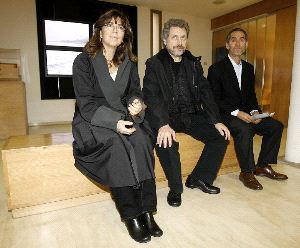 VOZ. María del Mar Bonet, junto a Camp y Becerra. / S. SALAS