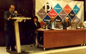 ACTO. La Cámara de Comercio aplaudió la iniciativa. / M.C.ESPAÑA